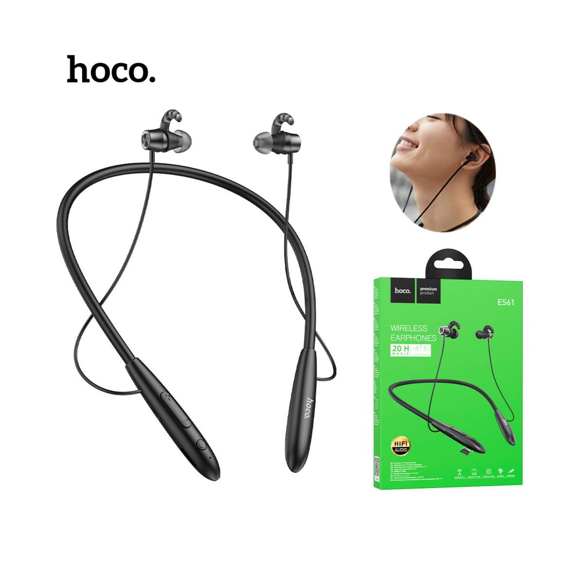 HOCO - Audifonos Inalambrico Deportivo HOCO - ES61