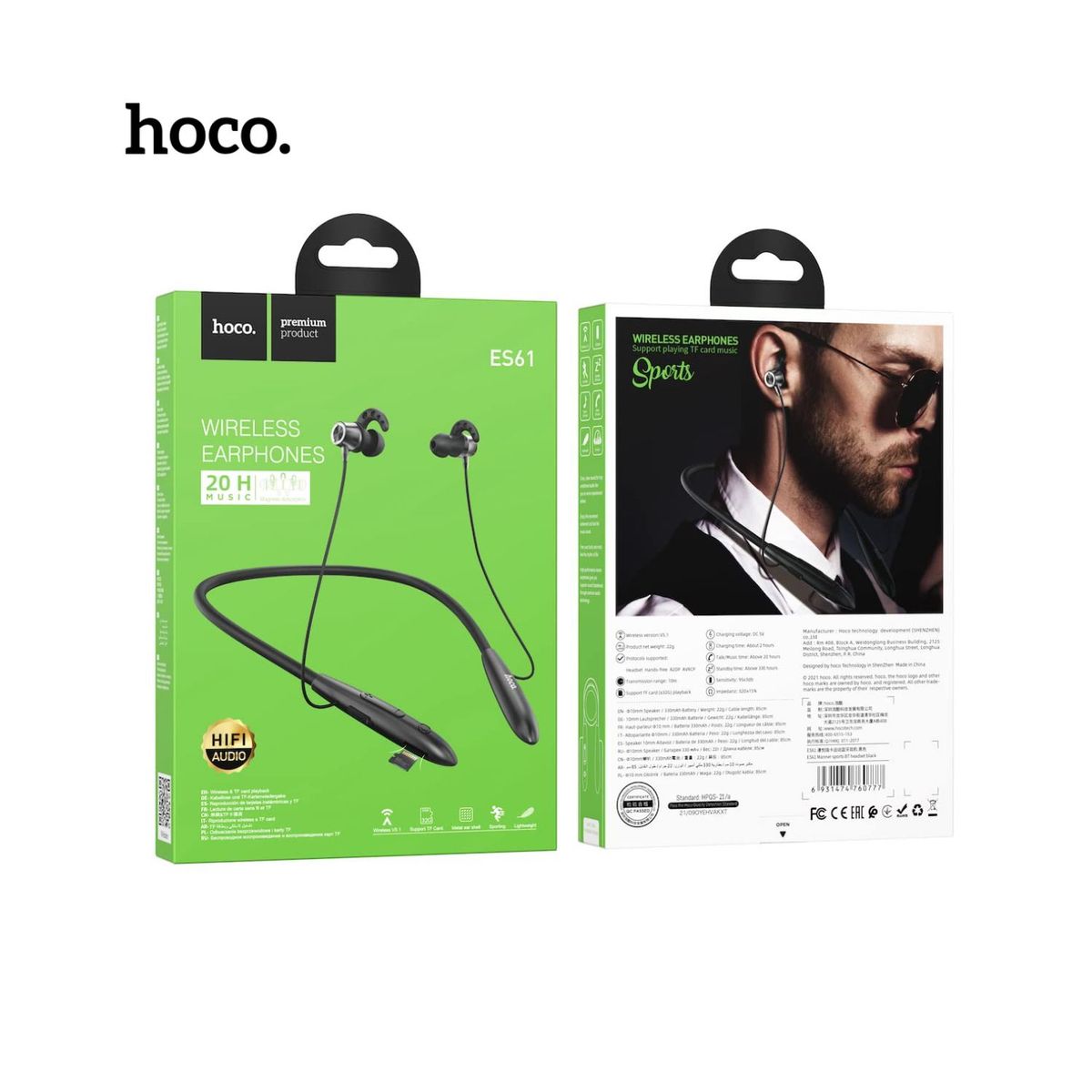HOCO - Audifonos Inalambrico Deportivo HOCO - ES61