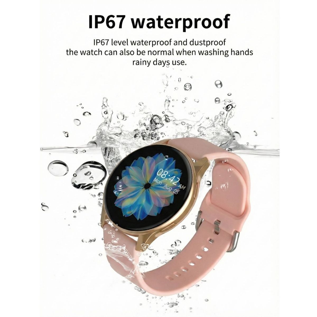 AMBOS - Reloj Inteligente Smartwatch T2 Pro Recibe Llamadas Bluetooth Pulsera Fitness Hombre Mujer