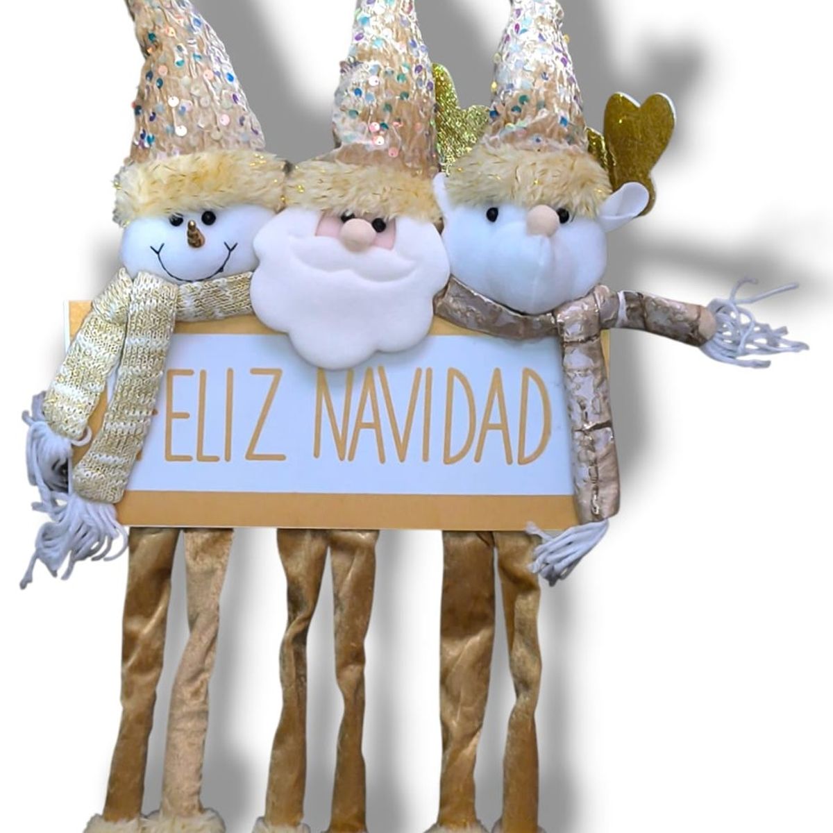 GENERICO - LETRERO NAVIDEÑO PARA PUERTA MUSICAL Y LUCES