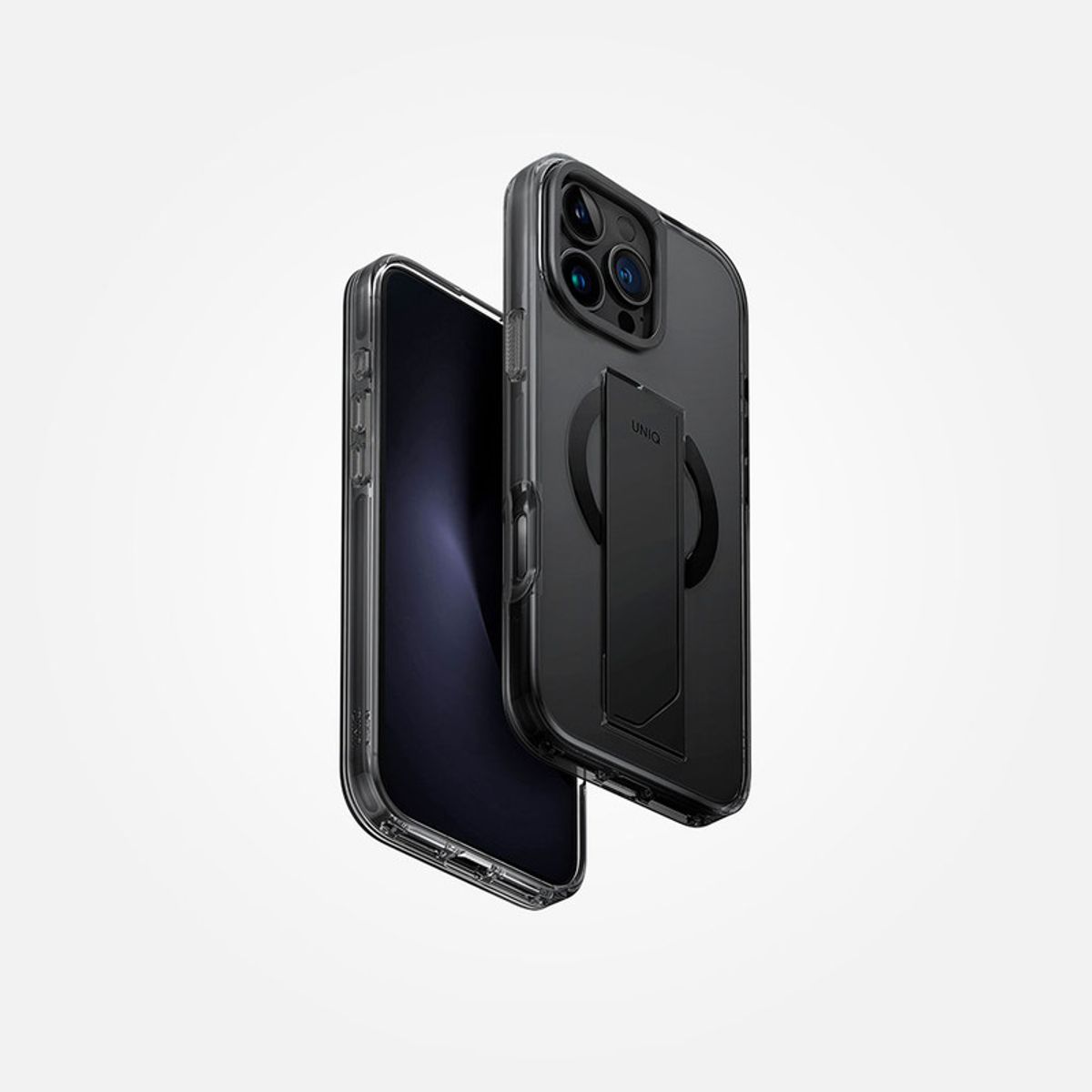 GENERICO - Case Uniq Heldro Max para iPhone 16 Pro - Smoke