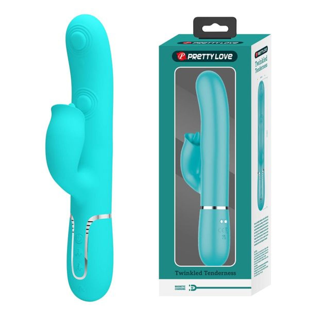 PRETTY LOVE - VIBRADOR ESTIMULANTE DOUBLE CLIMAX CIAN