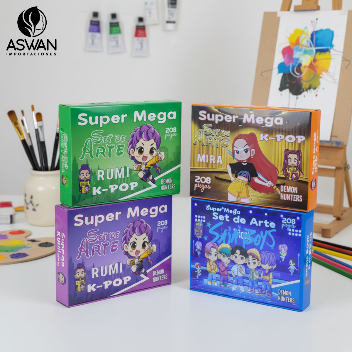 GENERICO - Set De Arte 208 piezas KPop 2025