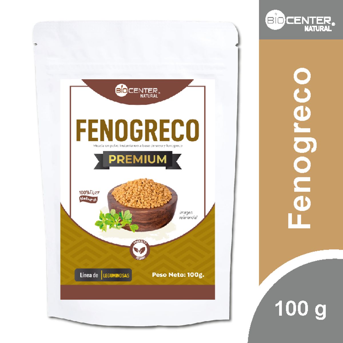 BIOCENTER NATURAL - Fenogreco Biocenter Natural x 100 g