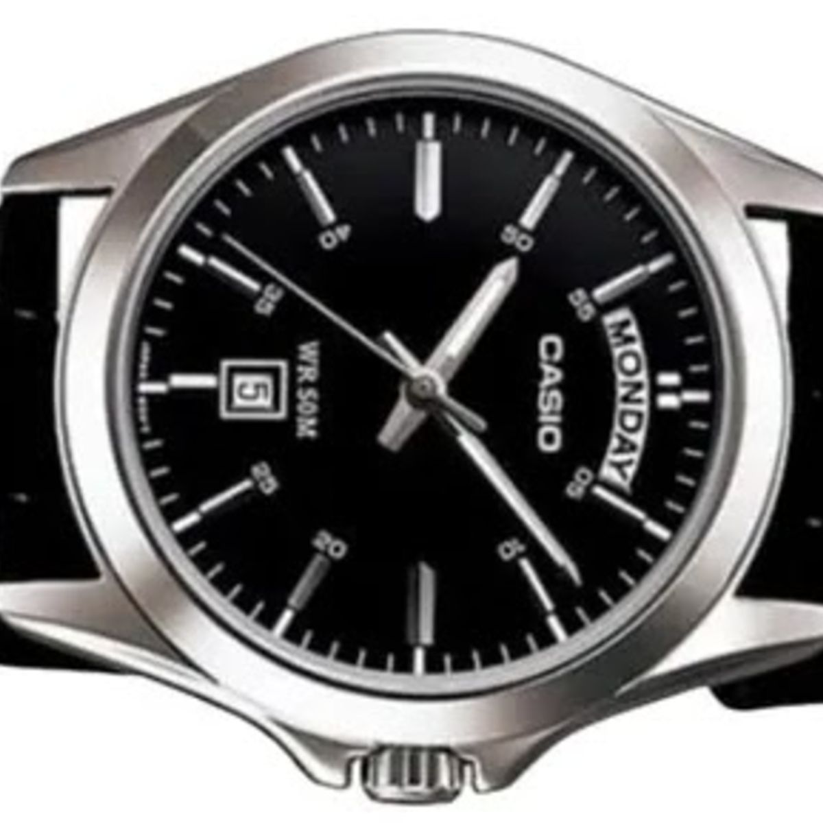 CASIO - RELOJ CASIO MTP-1370L-1AVDF ORIGINAL PLATEADO  SKU CAS-124