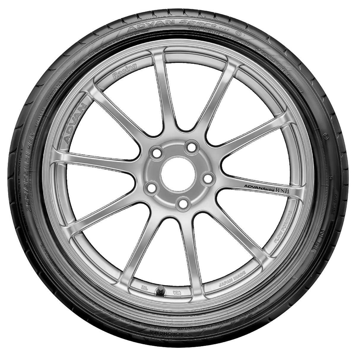 YOKOHAMA - Set X4 LLANTA 31535R22 111Y YOKOHAMA ADVAN Sport V107E TL Rear OE BMW X8