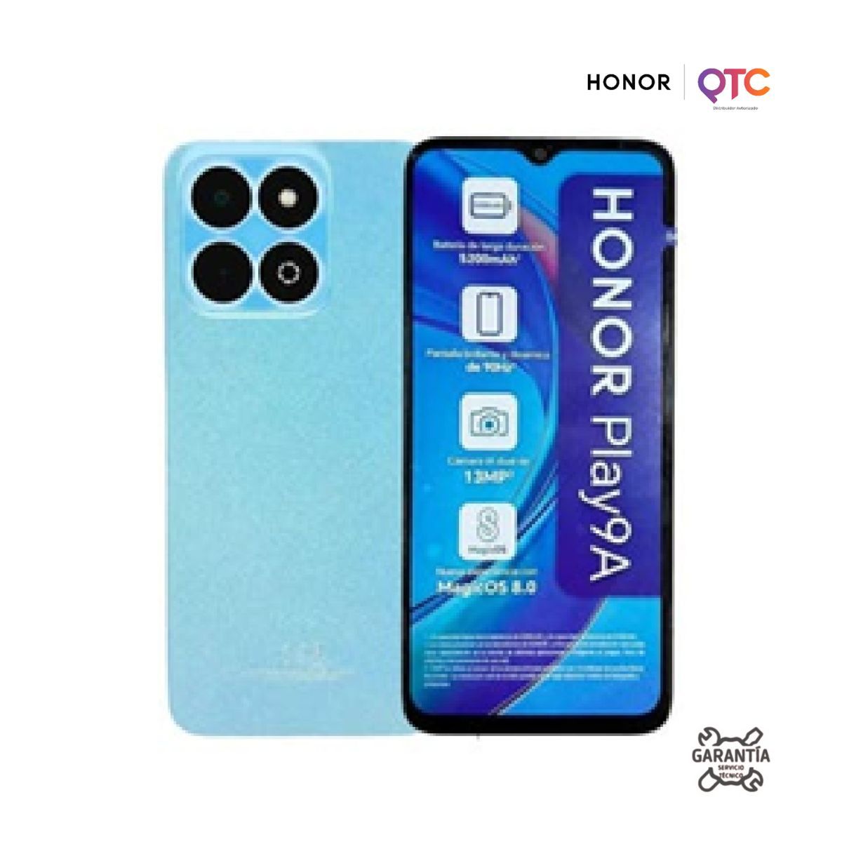 HONOR - Smartphone Honor Play 9A 4GB RAM 256GB 6.3 HD+ Dual SIM Batería 5000mAh Ocean Blue