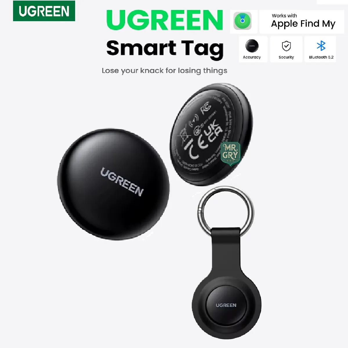 UGREEN - Ratreador UGREEN Bluetooth GPS Inteligente Smart Tag