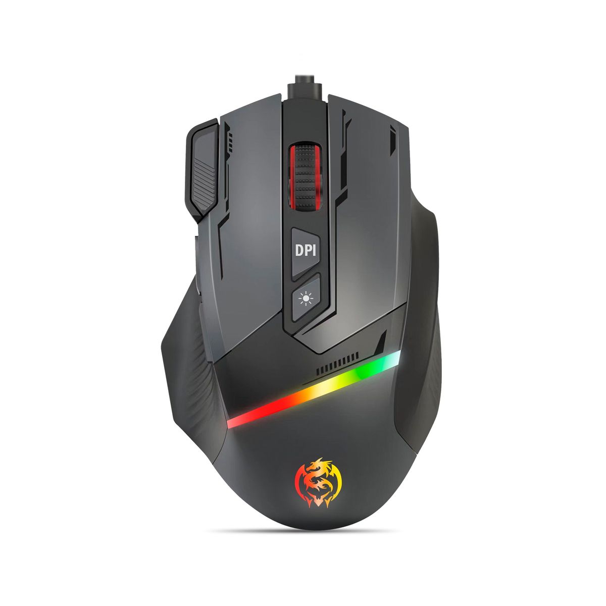 CYBERTEL - MOUSE GAMER CON BOTON DISPARO KILLER 8 BOTONES CYBERTEL