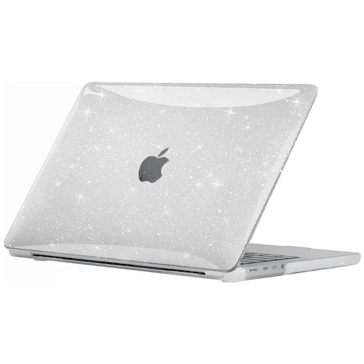 GENERICO - Funda Case para MacBook Air 13" M1  A1932 / A2179 / A2337- TRANSPARENTE ESCARCHADO