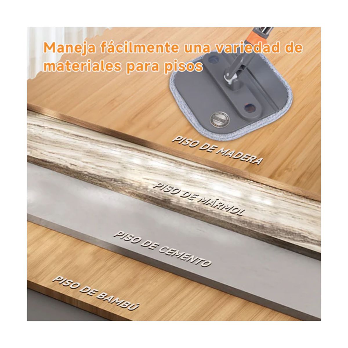 BOMIDI - Set 4 Paños de Limpieza para Trapeador Bomidi M20