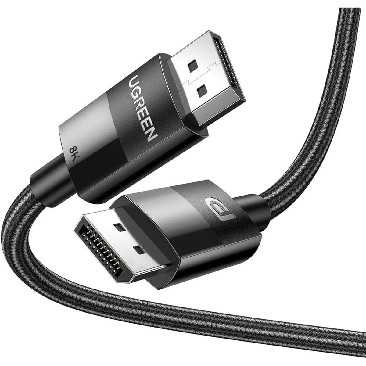 UGREEN - Cable Ugreen Displayport 8K60Hz de 5M Trenzado DP114 80394