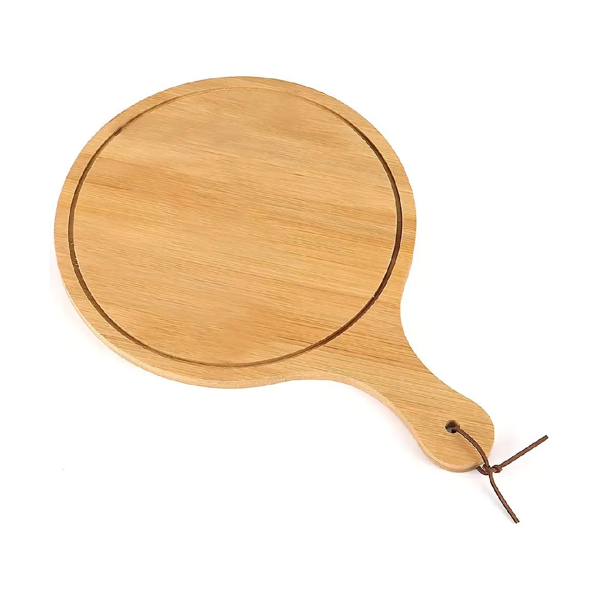 GENERICO - Tabla De Bambú Para Picar, Tablero De Pizza 45 X 32cm Lisa