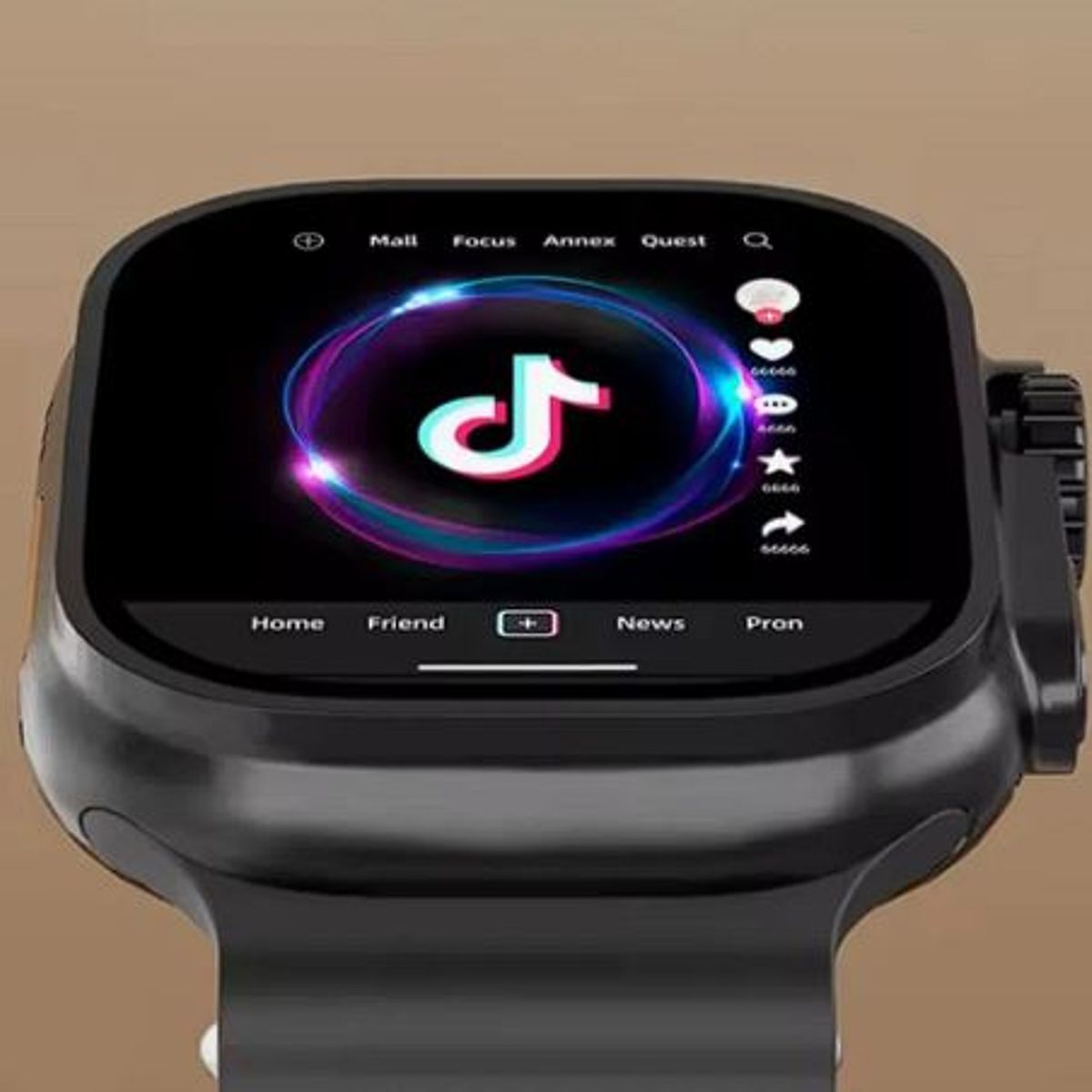 GENERICO - DW100 Pro Plus Chip 4G Android 512GB + 32GB Negro