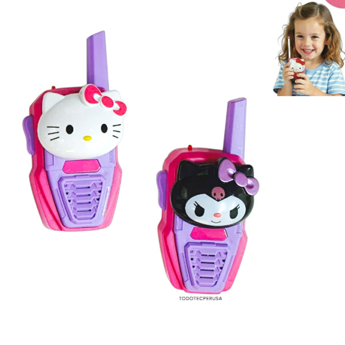 GENERICO - WALKIE TALKIES KUROMI SETX2