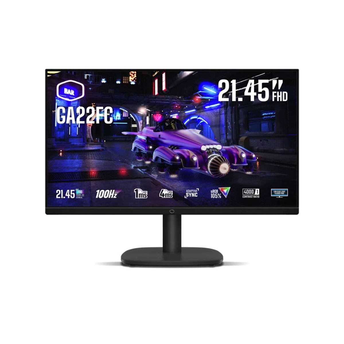 MASTER - MONITOR COOLER MASTER GA22FC PLANO 22 FHD VGA