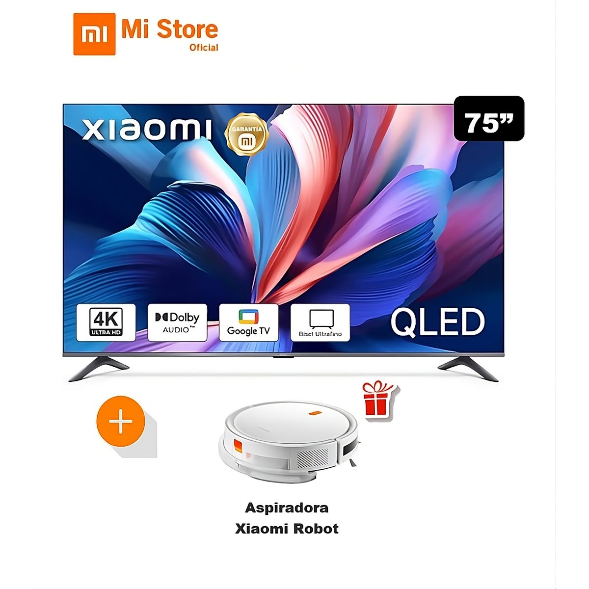 XIAOMI - Tv Xiaomi QLED 75" Smart Ultra HD 4K A PRO 2025