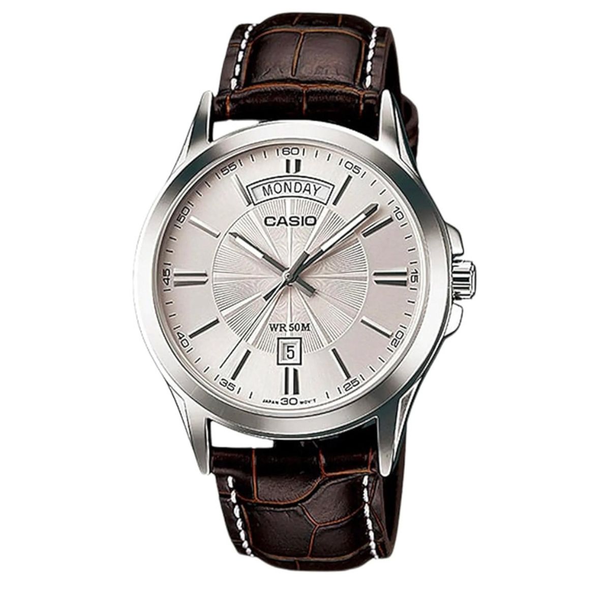 CASIO - RELOJ CASIO ORIGINAL MTP-1381L-7AVDF NEGRO  CAS-127