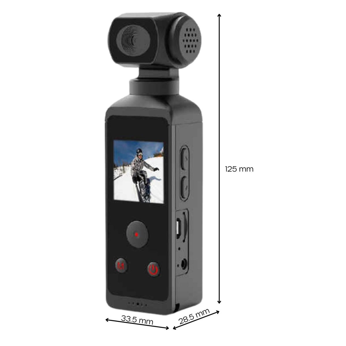 GENERICO - Cámara Digital 4K Pocket Motion Aventura