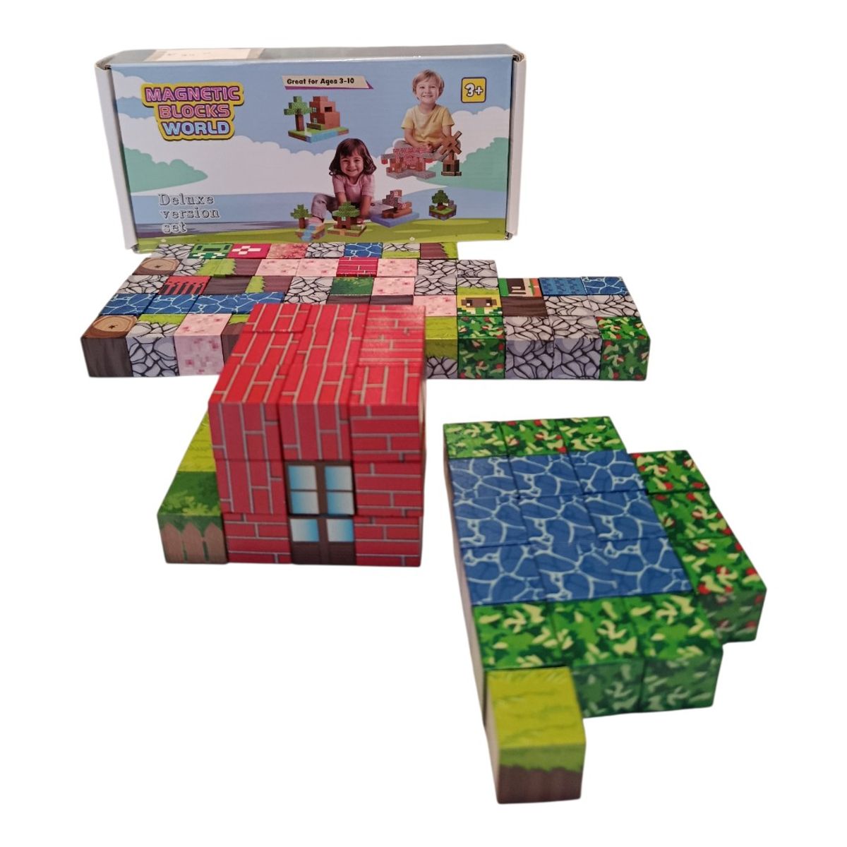 GENERICO - BLOQUES MAGNETICOS DE CONSTRUCCIÓN DE 100 PIEZAS