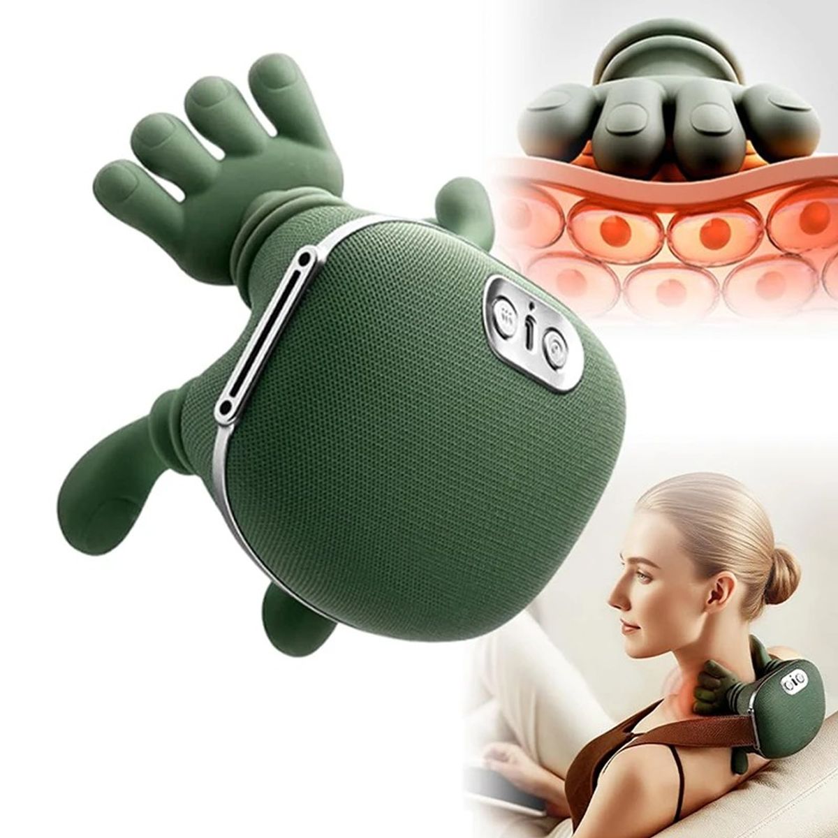GENERICO - Masajeador Portátil Ergonómico Manopla Terapia Tejido Profundo