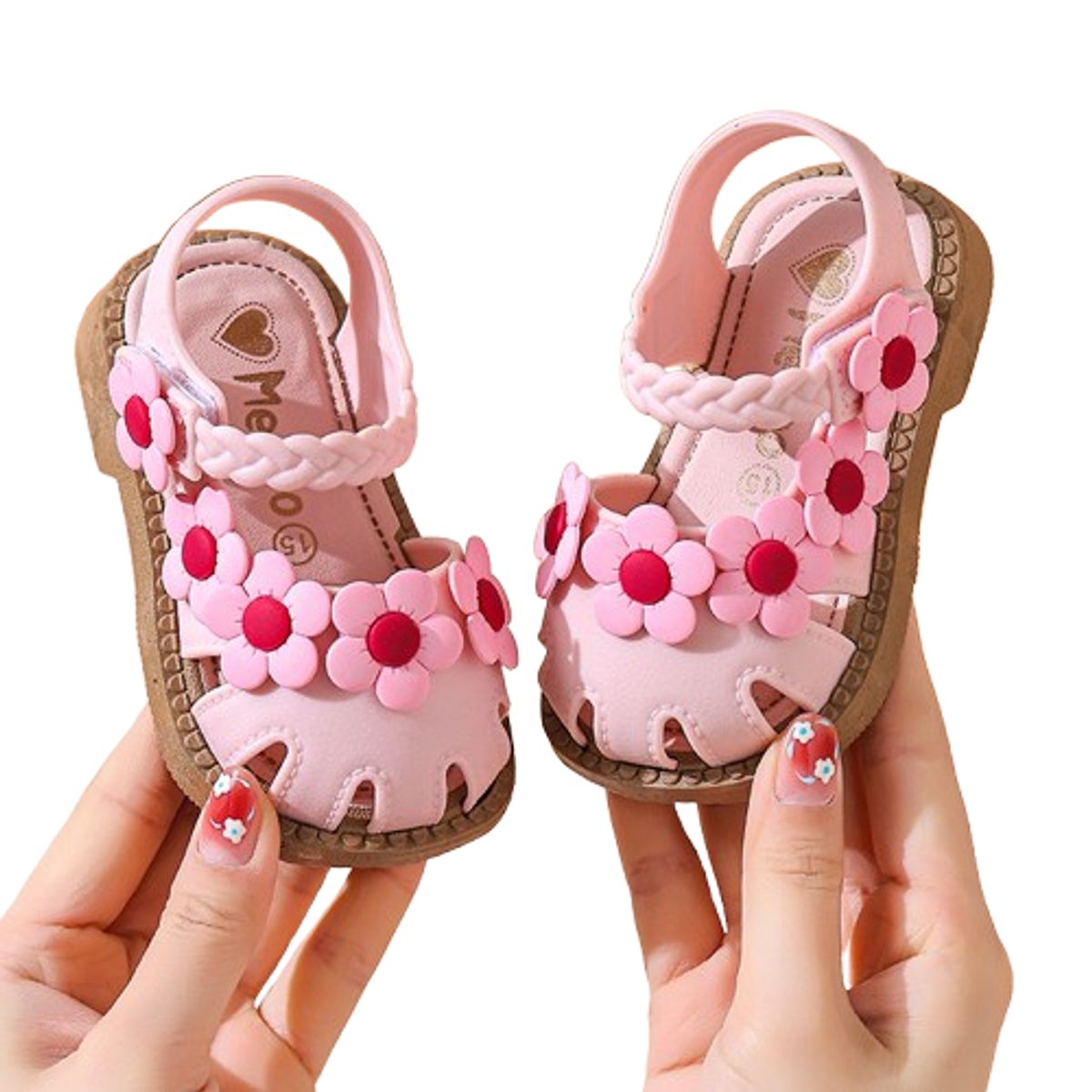 GENERICO - Zapatos de bebe talla 18 o 14 cm cereza