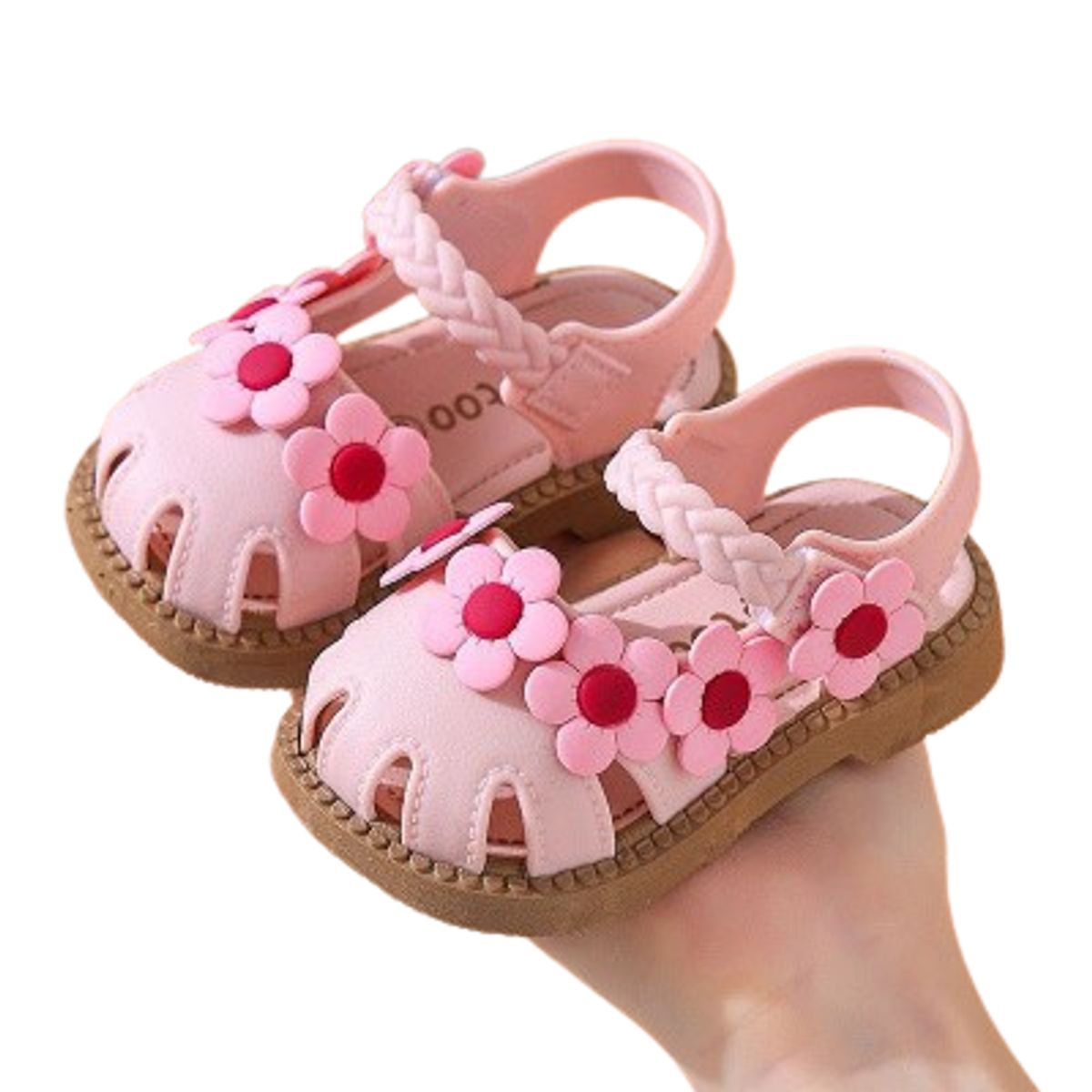GENERICO - Zapatos de bebe talla 18 o 14 cm cereza