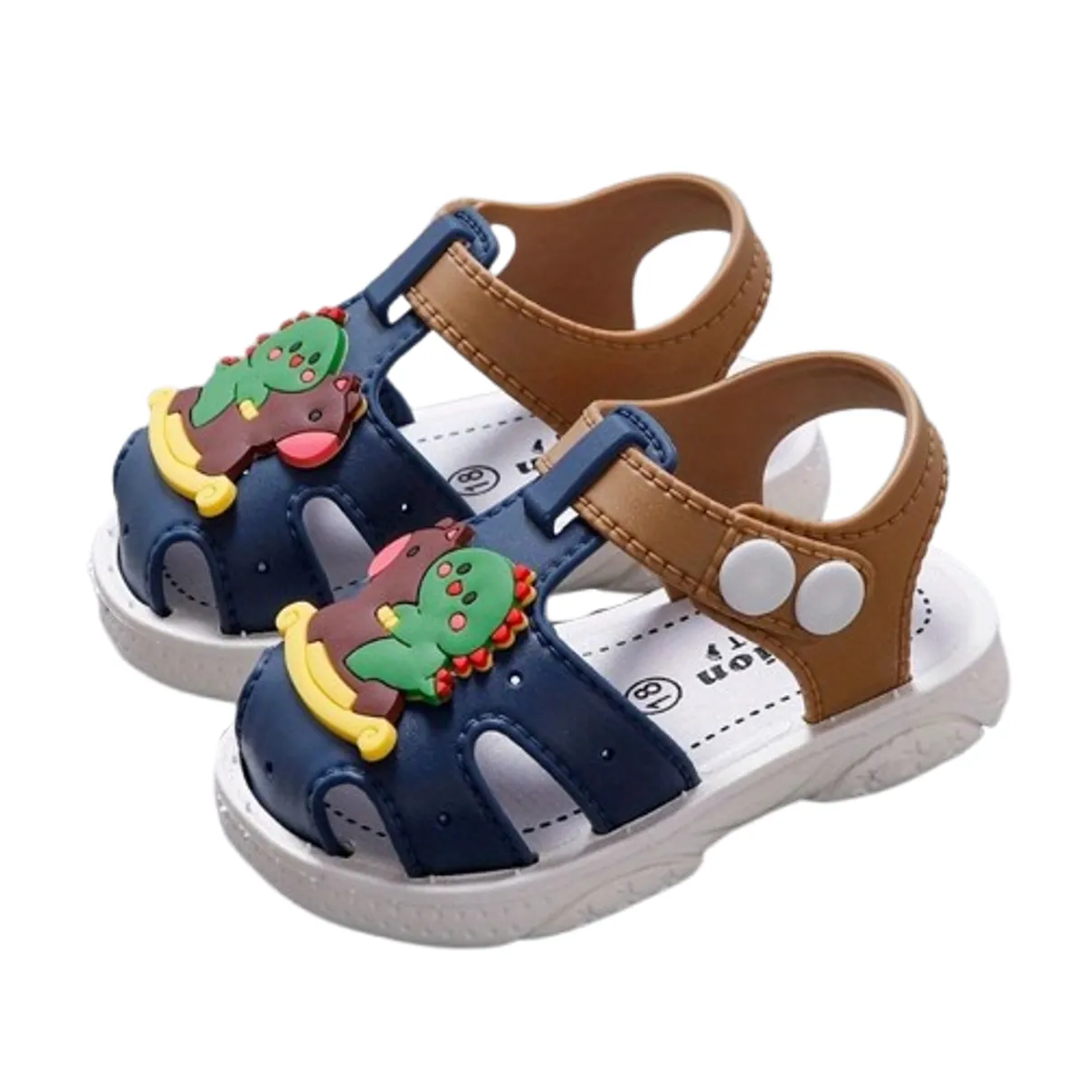 GENERICO - Zapatos de Niño Dinosaurio perfecto para piscina o playa