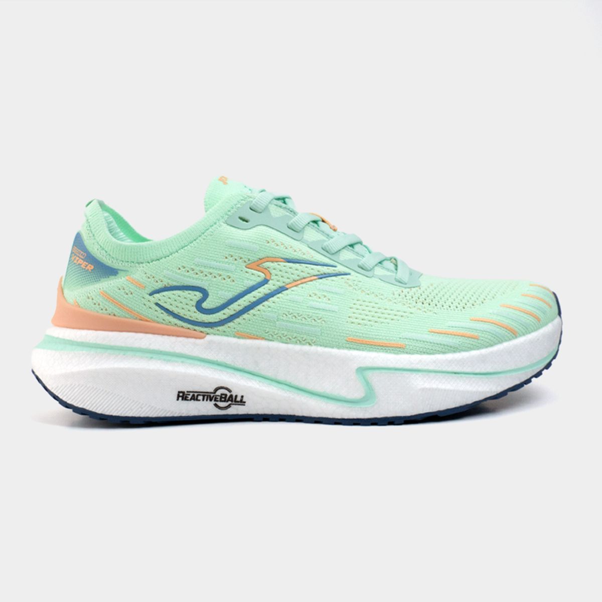 JOMA - Zapatillas Running Viper Lady 2527 Menta Naranja Azul