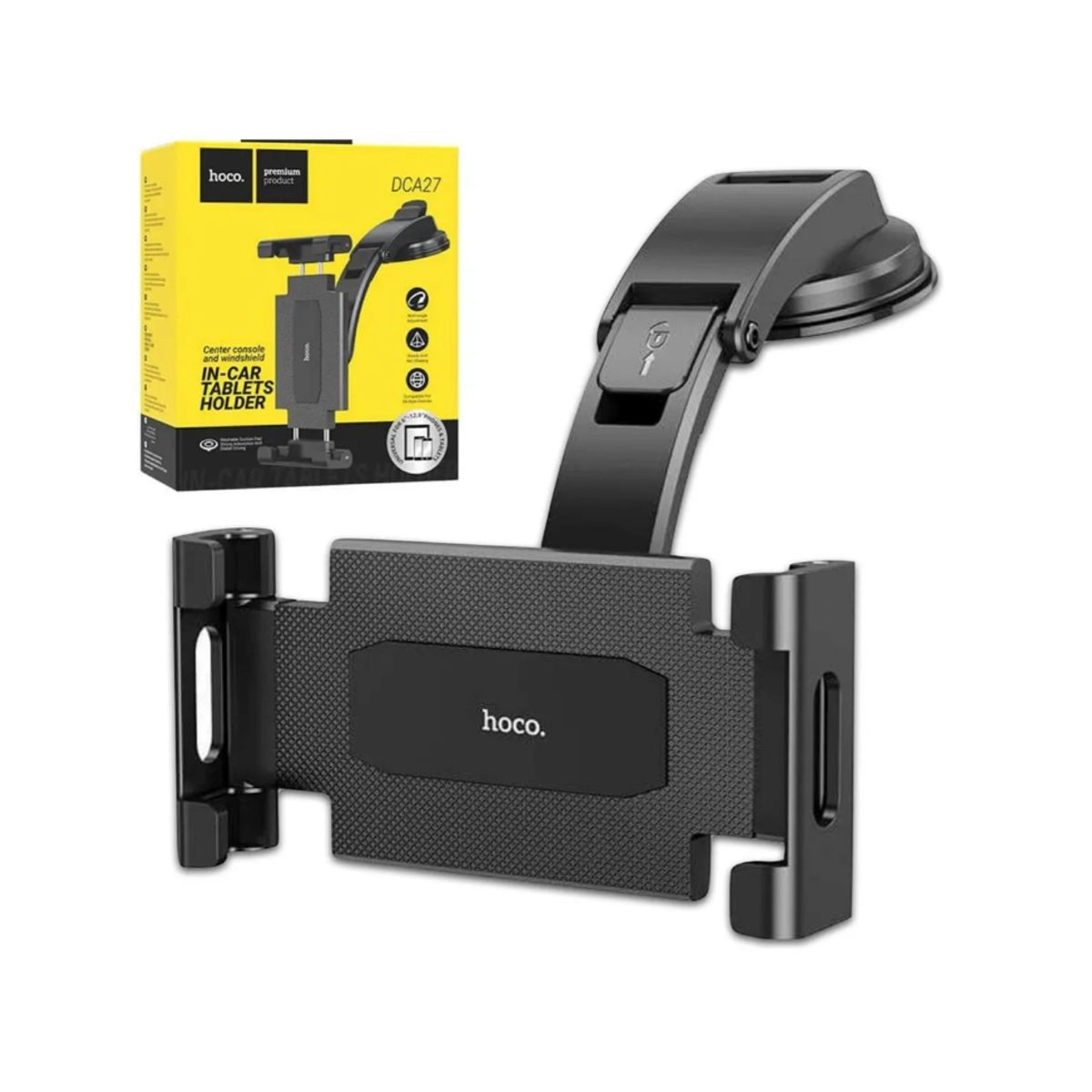 HOCO - Soporte Holder De Auto Universal Para Celular O Tablet Negro