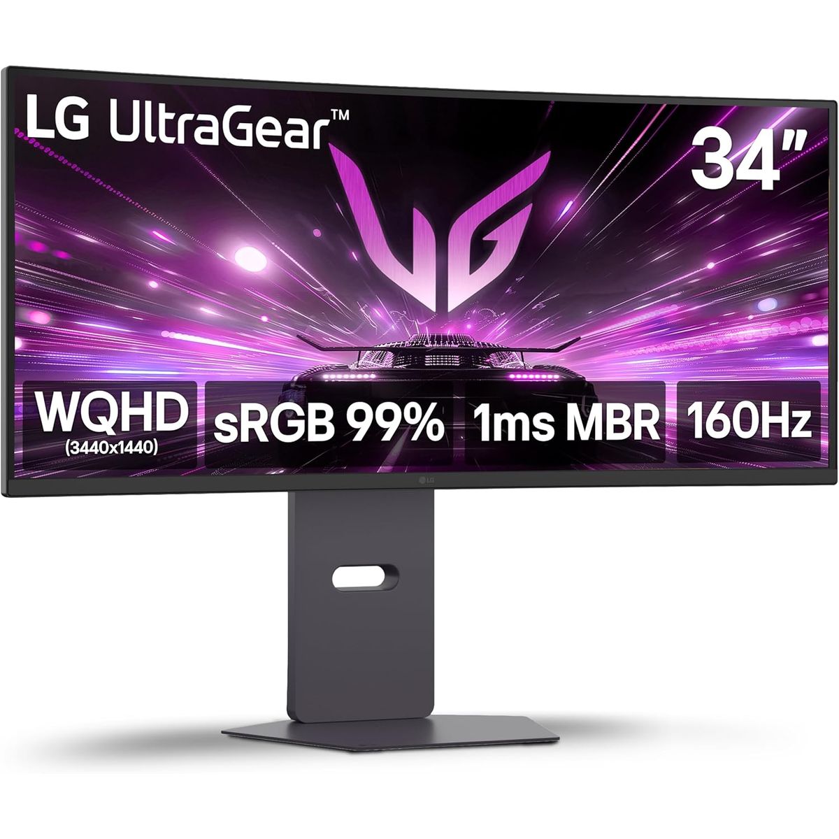 LG - Monitor LG 34G600A-B LED 34 WQHD 160Hz 3440 x 1440 Curvo