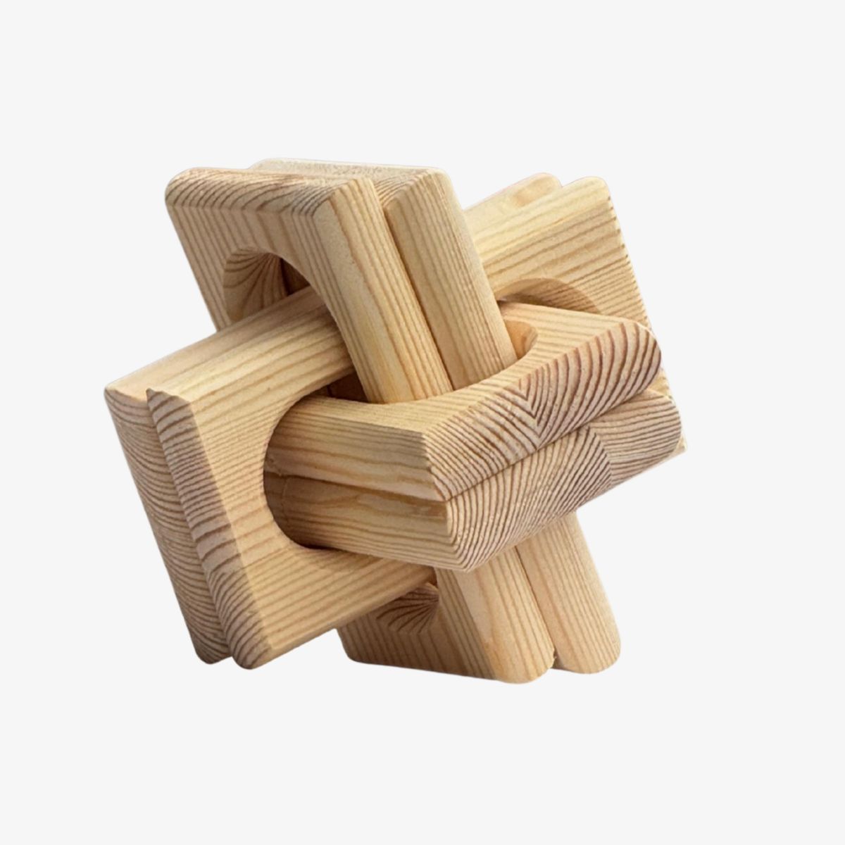 LAR DANIELSEN - Nudo decorativo de madera Knot - Acabado natural