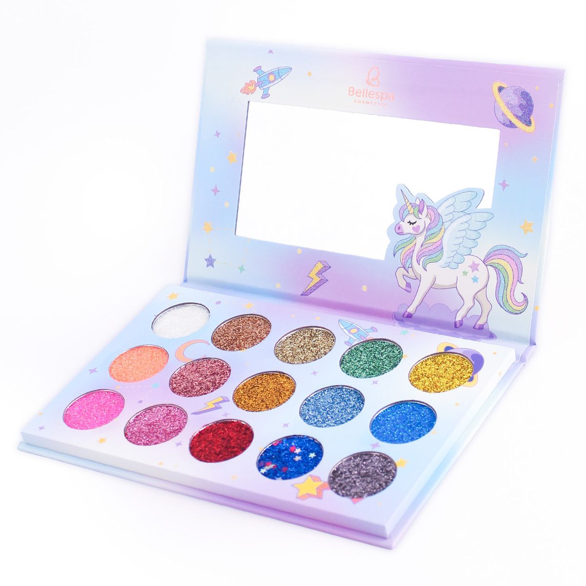 BELLESPA COSMETICS - Sombra Belive in  Magic Glitter - Pegazo
