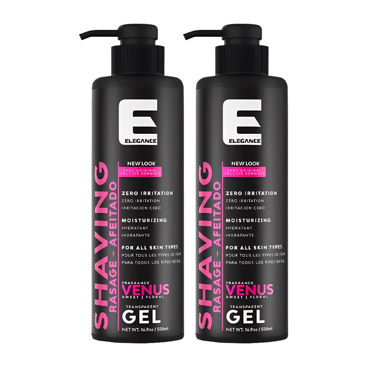GENERICO - Pack x2 Gel de Afeitar Venus SweetFloral 500 ml - ELEGANCE