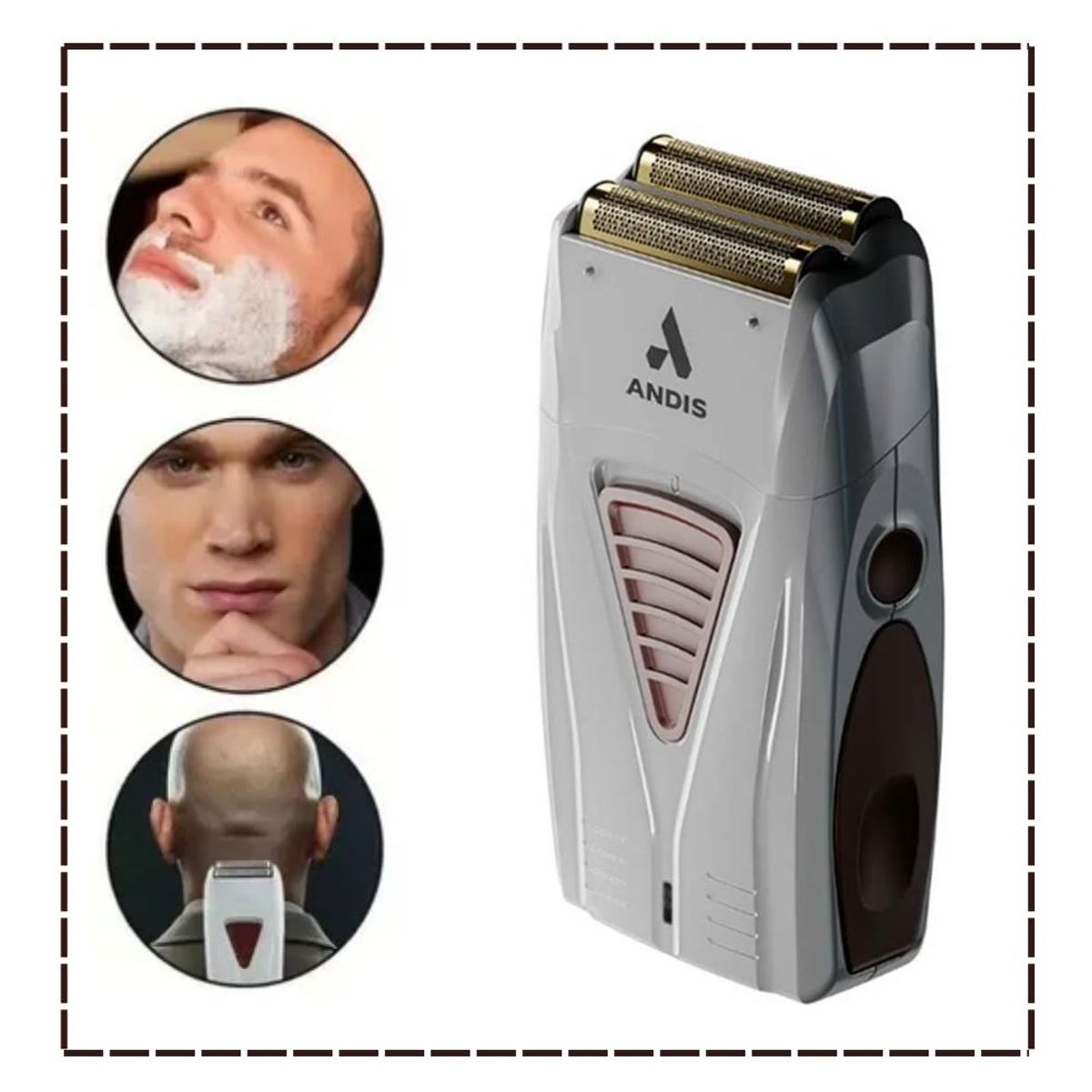 ANDIS - Shaver ANDIS Profoil Lithium Plus Blanco con estuche
