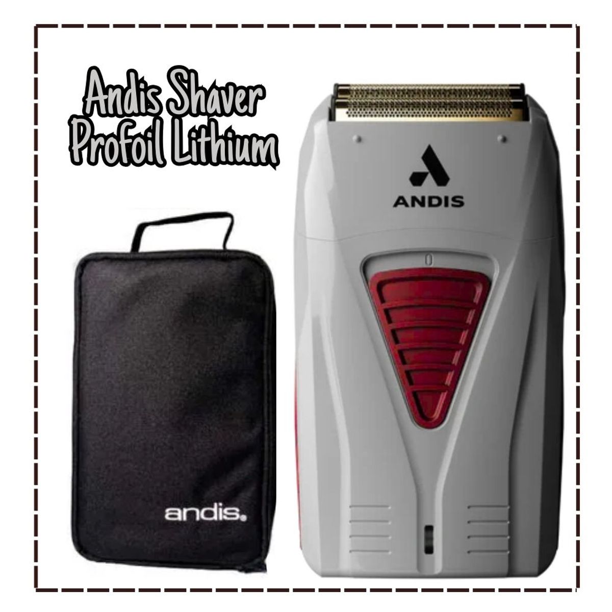 ANDIS - Shaver Andis Profoil Lithium Plus Blanco con estuche