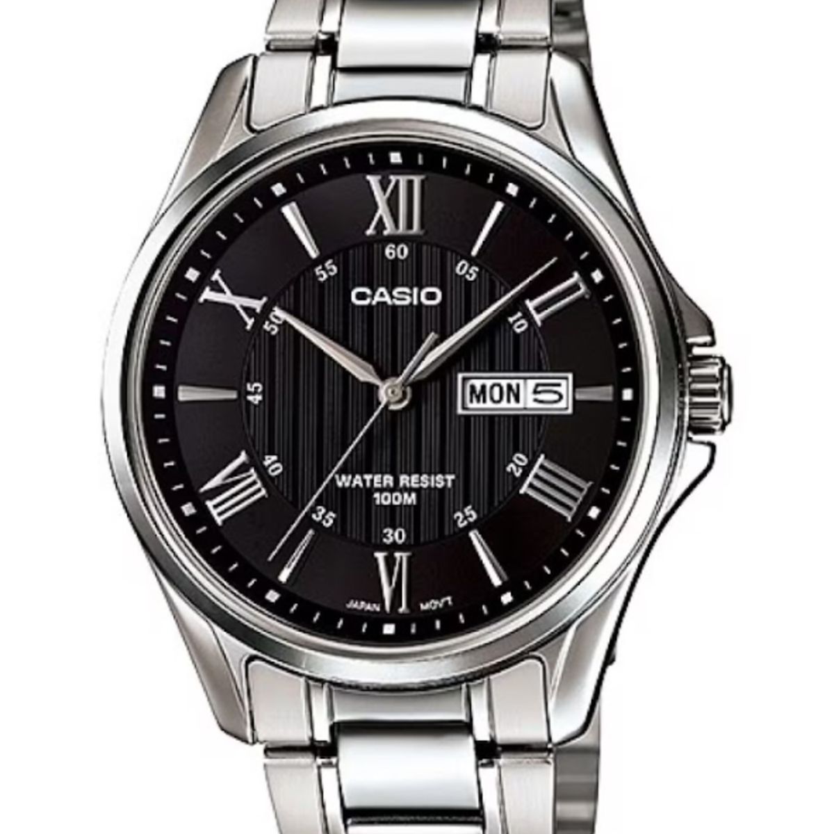 CASIO - RELOJ CASIO MTP-1384D-1AVDF ORIGINAL NEGRO  SKU CAS-133