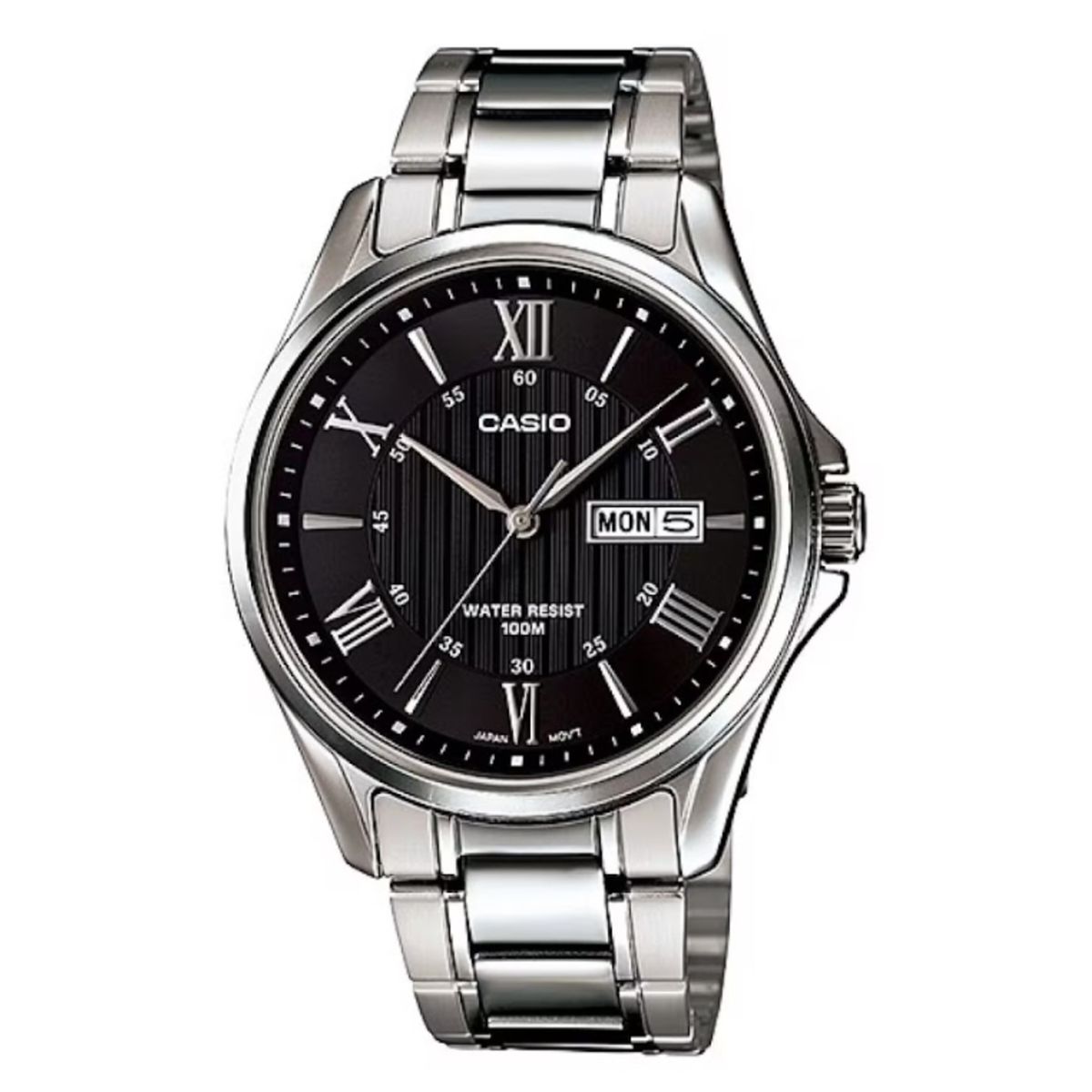 CASIO - RELOJ CASIO MTP-1384D-1AVDF ORIGINAL NEGRO  SKU CAS-133