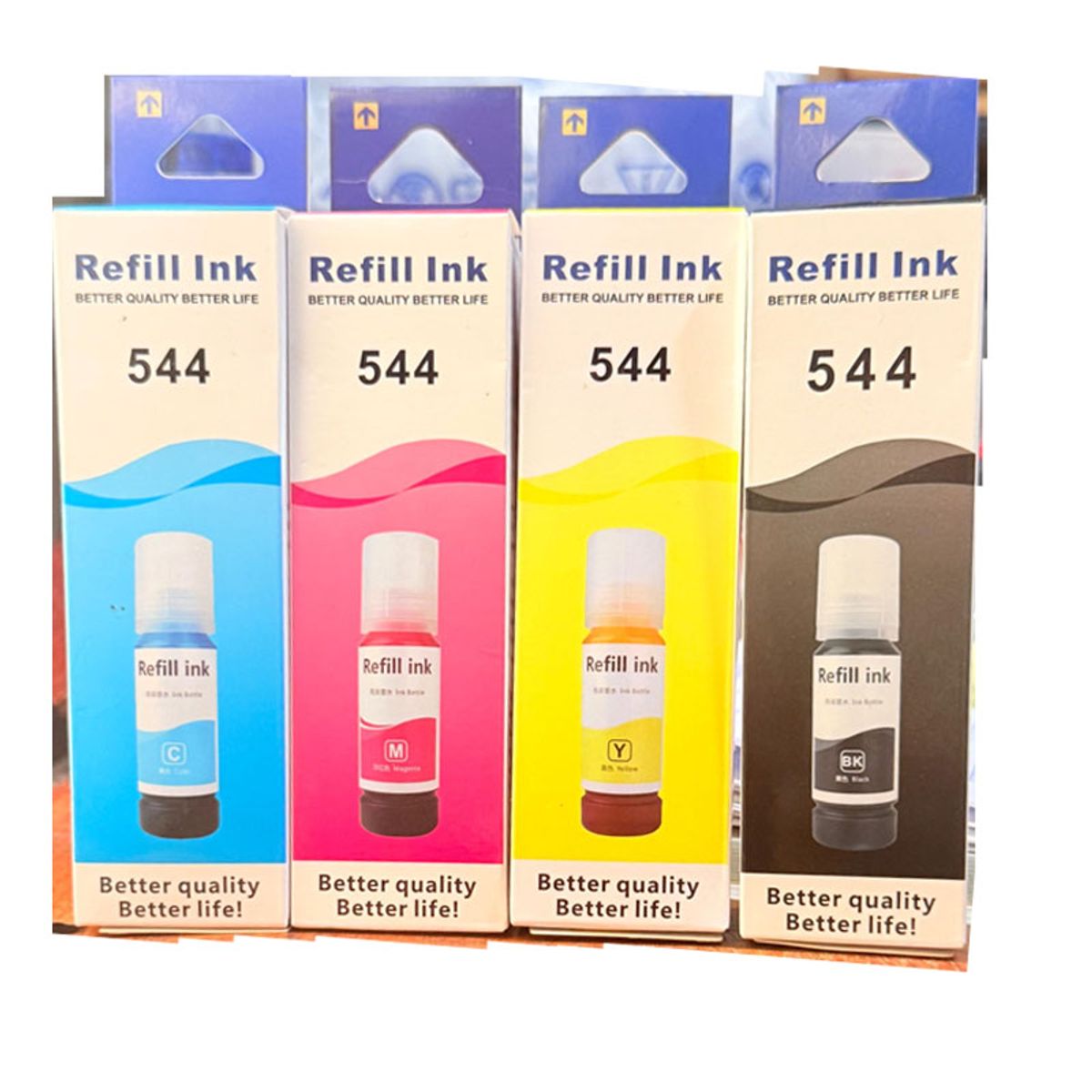 GENERICO - Kit deTinta compatible T544 para Impresoras Epson L1110  L3110  L3150 L5190