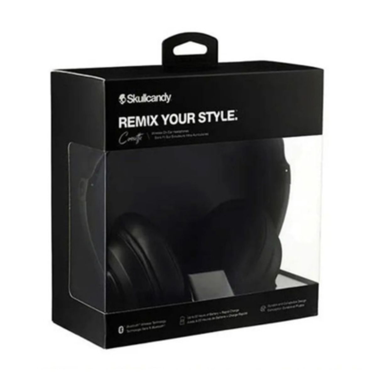 SKULLCANDY - Audífono SKULLCANDY S5CSW-M448 Remix Cassette Negro Bluetooth
