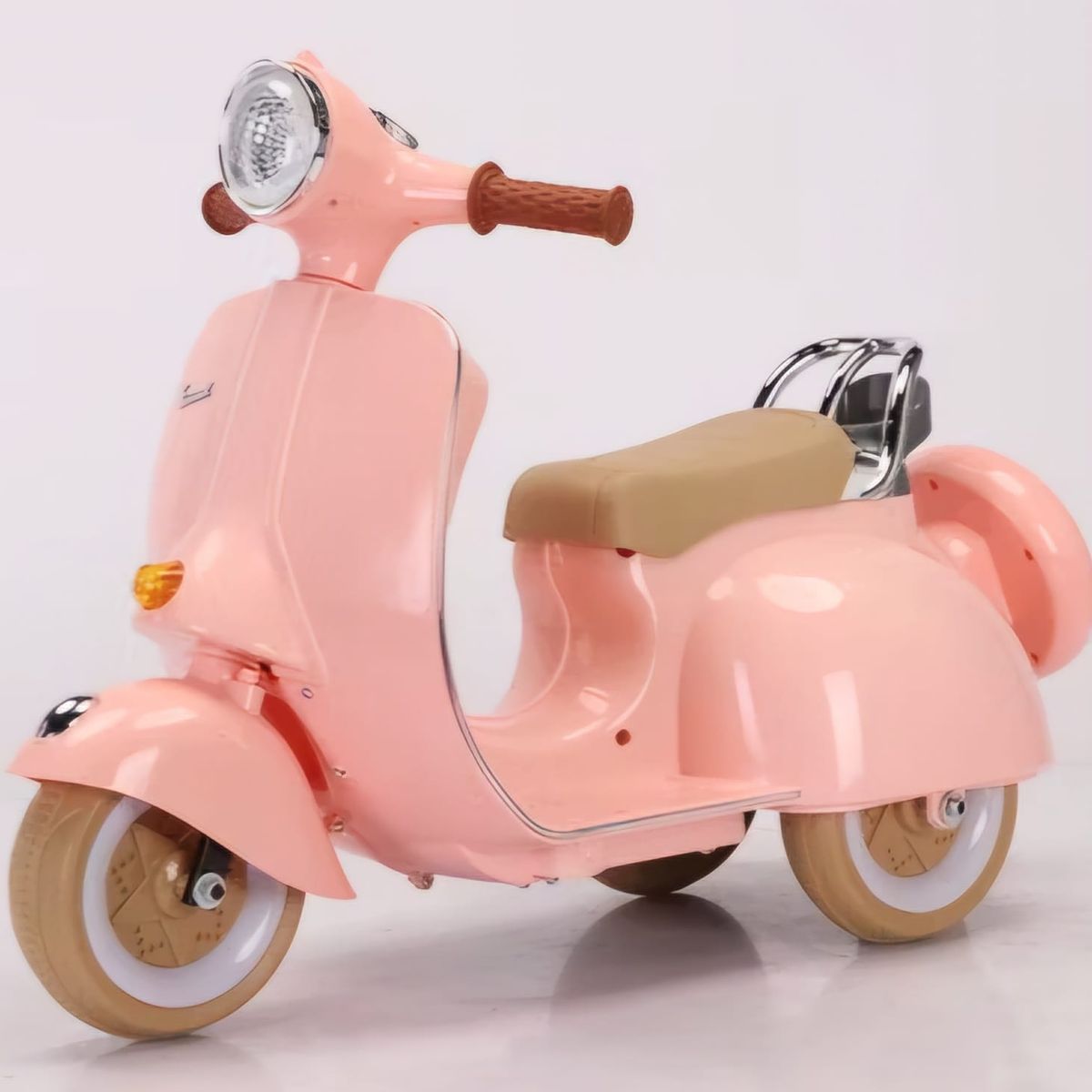 GENERICO - Motos electricas Vintage Rosa para niñas