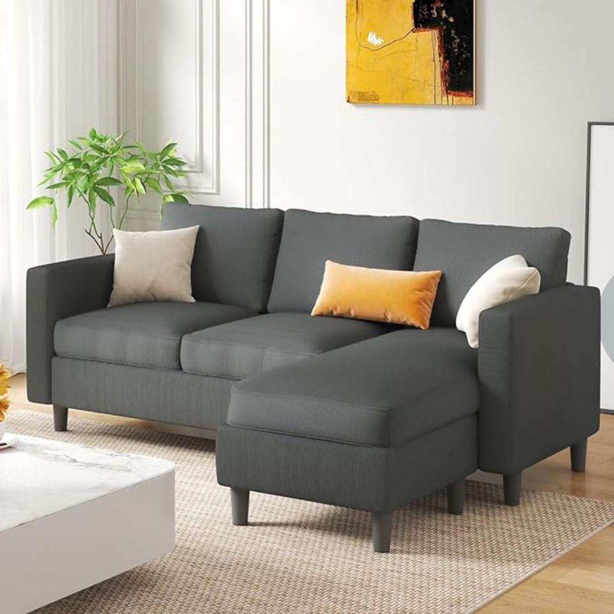 GENERICO - Seccional Amazi Intercambiable en Tela Chenille Antifluido