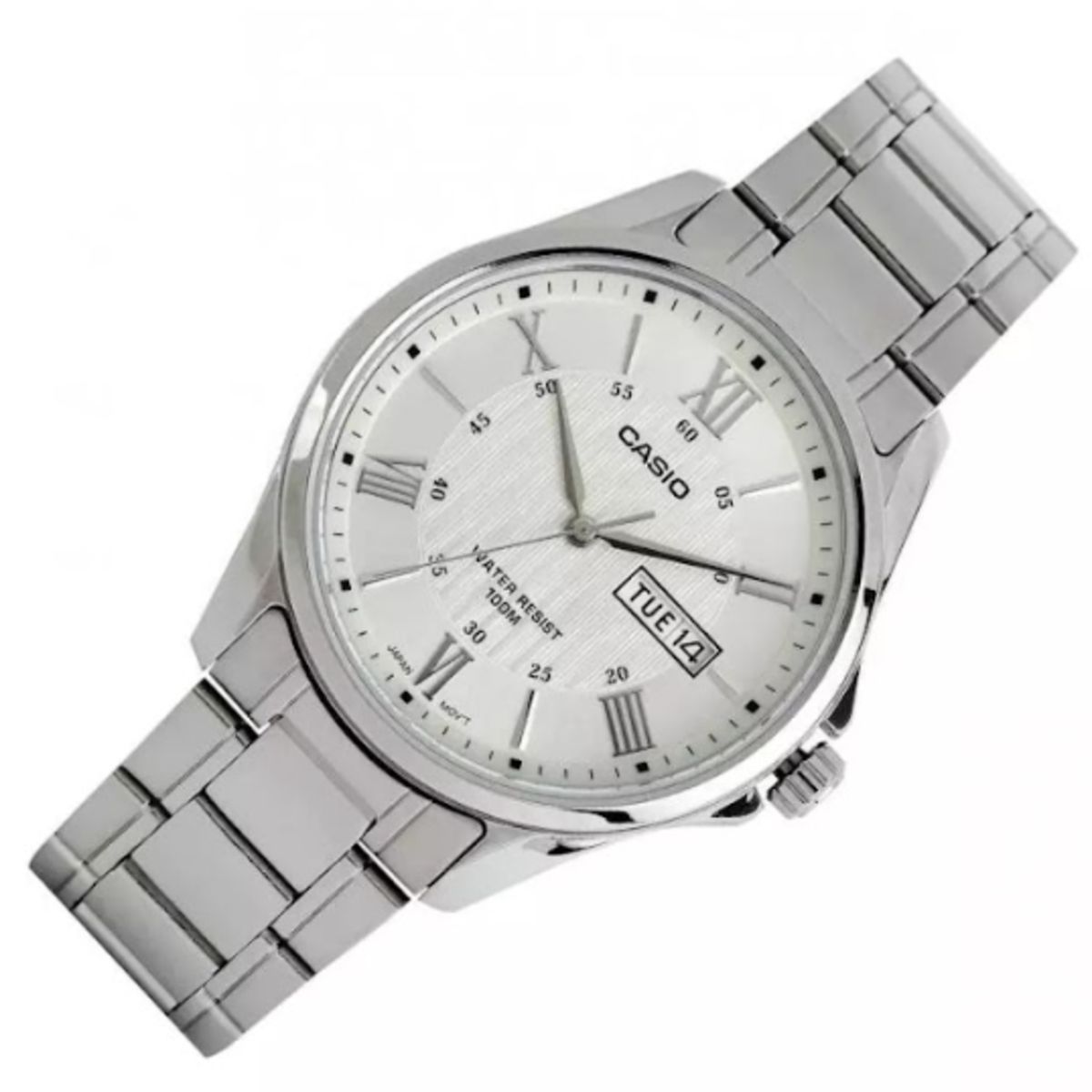 CASIO - RELOJ CASIO MTP-1384D-7AVDF ORIGINAL BLANCO  SKU CAS-136