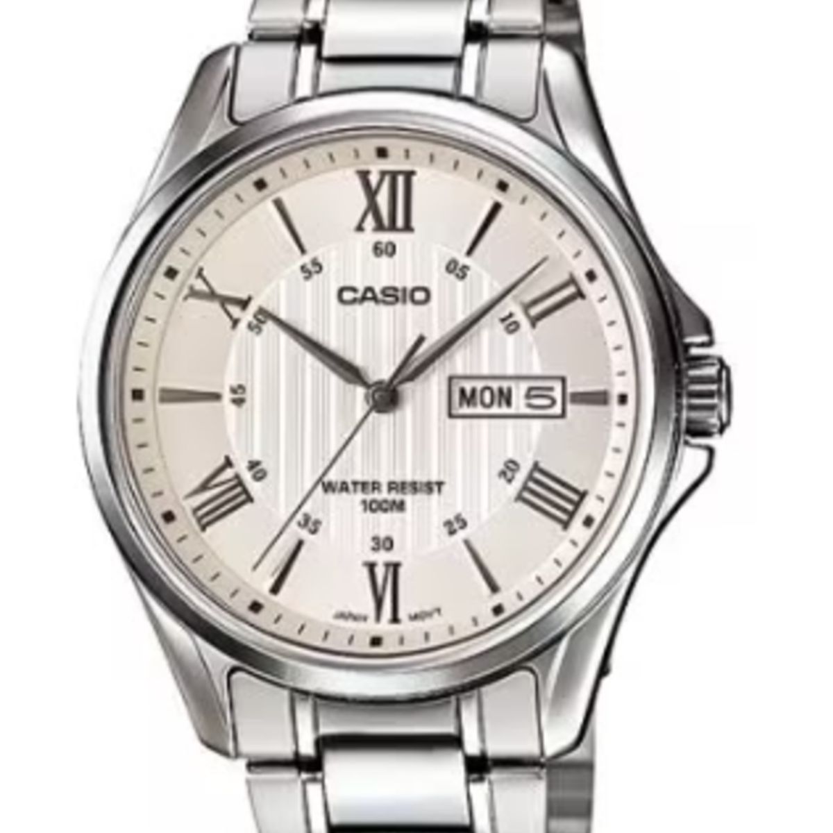 CASIO - RELOJ CASIO MTP-1384D-7AVDF ORIGINAL BLANCO  SKU CAS-136