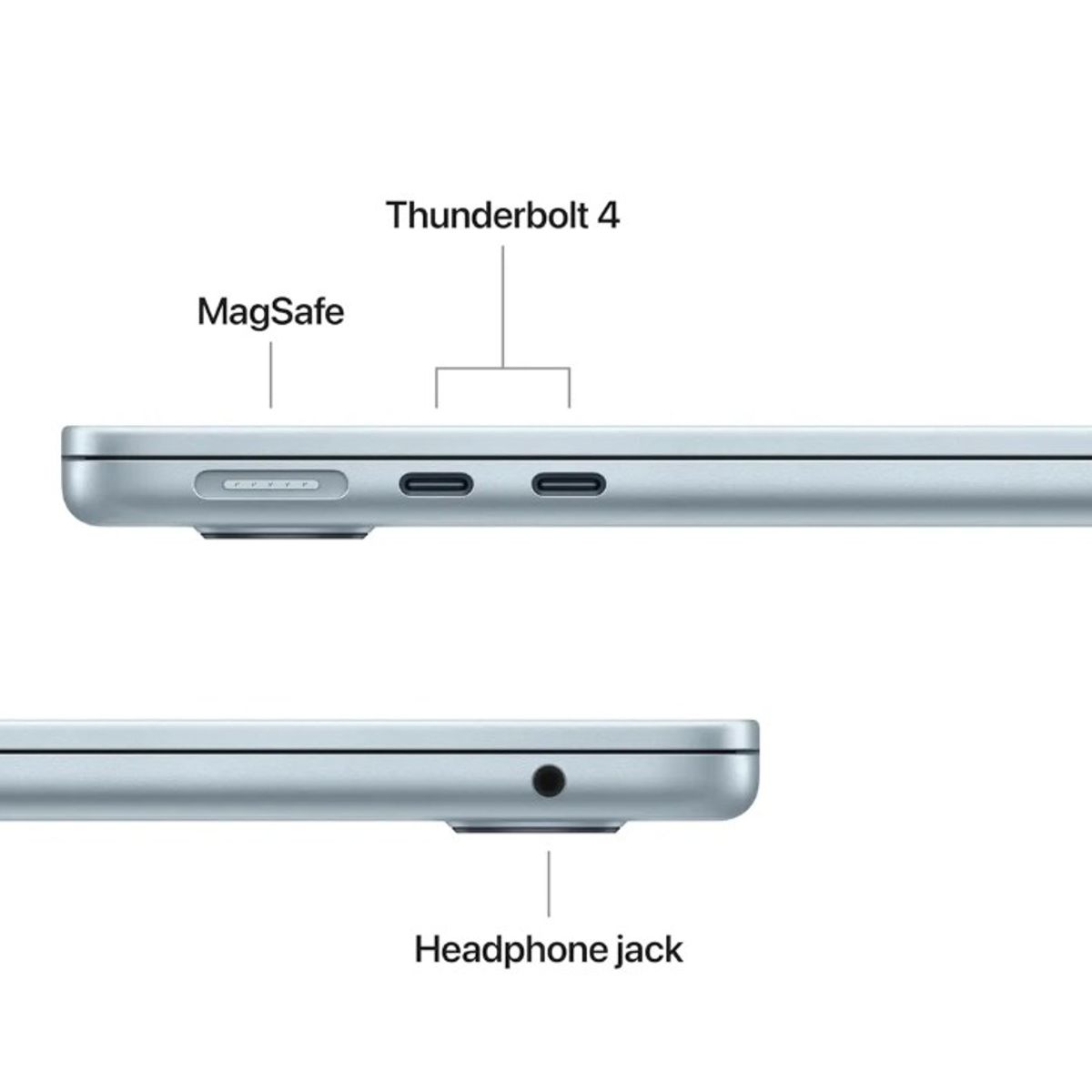 APPLE - MacBook Air 13" M4 (10n CPU 8n GPU), 16GB RAM, 256GB SSD, 2025 - Plata