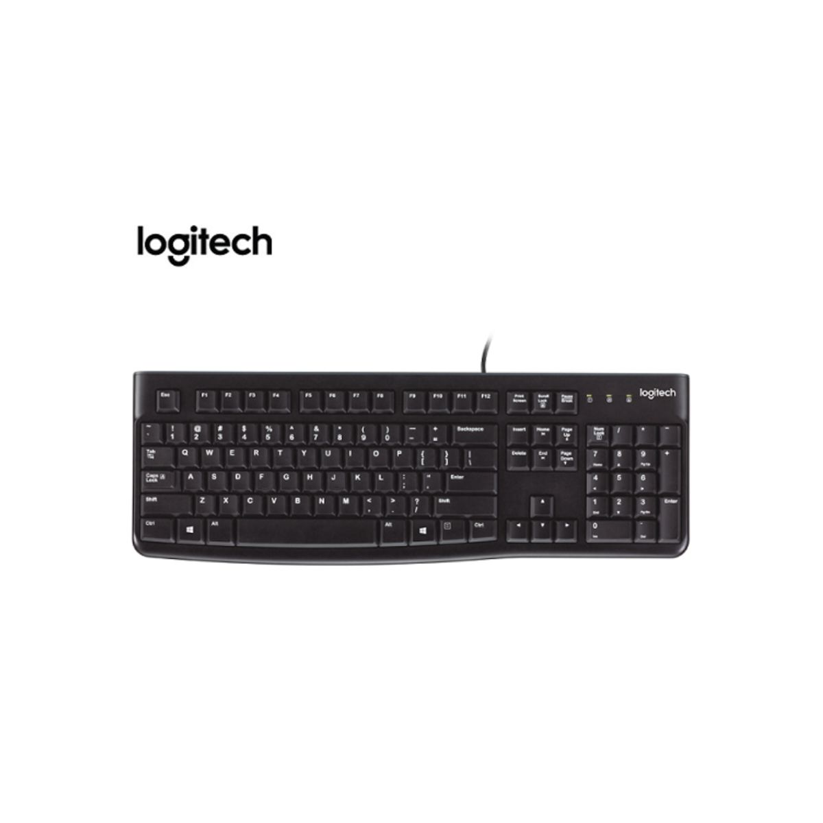 LOGITECH - TECLADO LOGITECH K120 CON CABLE NEGRO ESPAÑOL