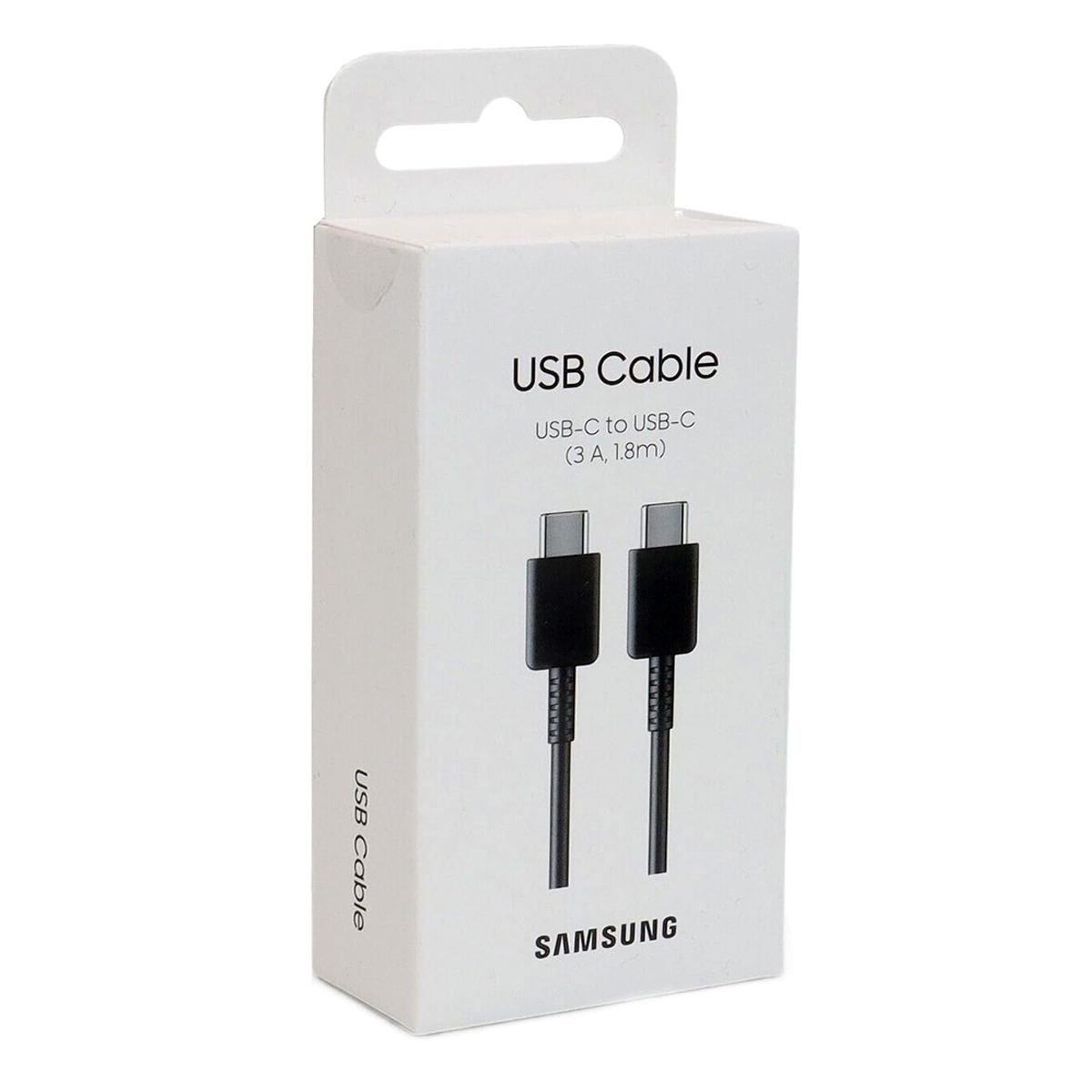 SAMSUNG - Cable Samsung Tipo C a Tipo C 18m para S25 Ultra Negro
