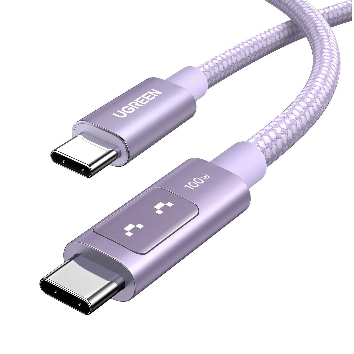 UGREEN - Cable Ugreen Uno Tipo C a C 100w Con Pantalla Led 1M 65092