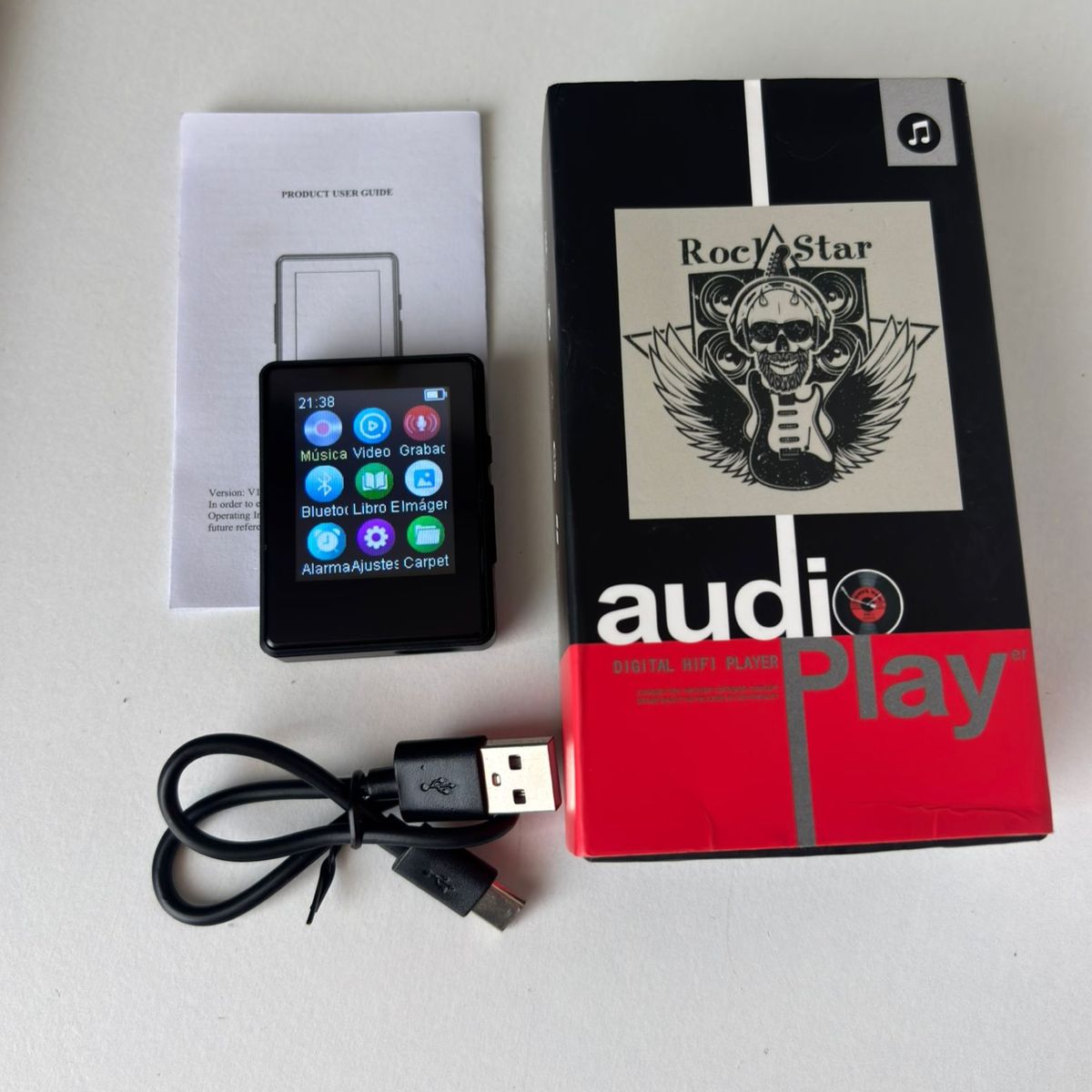 GENERICO - MINI REPRODUCTOR MP3 MP4 BLUETOOTH 32 GB