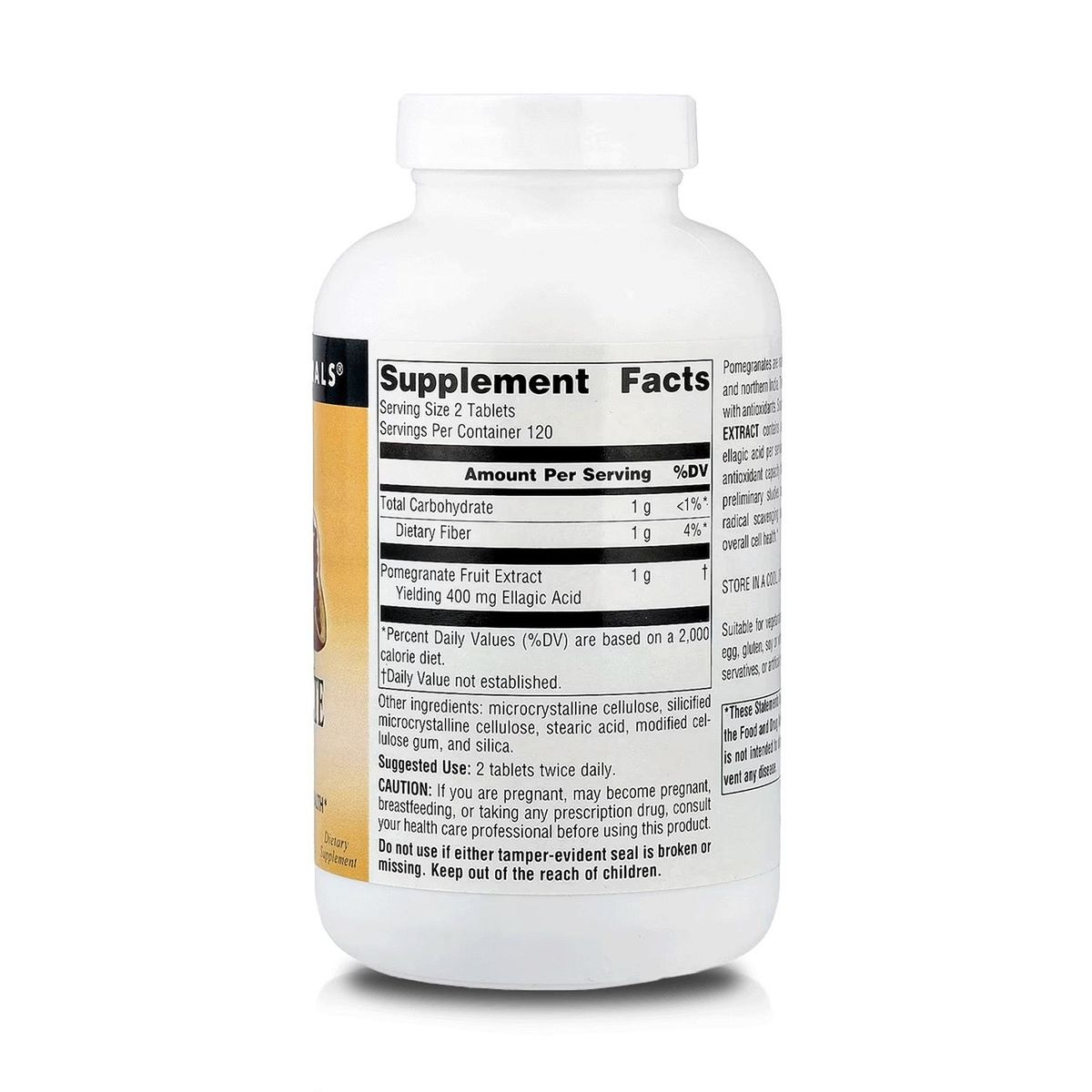 VITAMINA - Extracto de Granada 500 mg (240 Tabletas) – Source Naturals